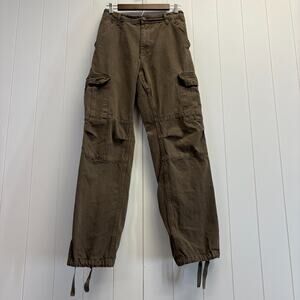 J. Galt Pants Womens Cargo Utility Straight Leg Pants Size M Rugged Streetwear